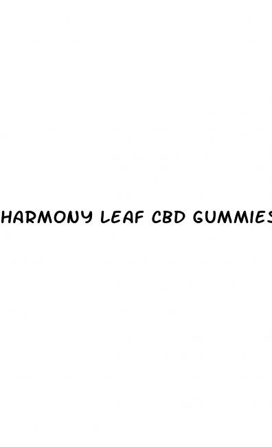 harmony leaf cbd gummies for male enhancement reviews