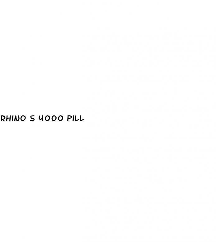 rhino 5 4000 pill
