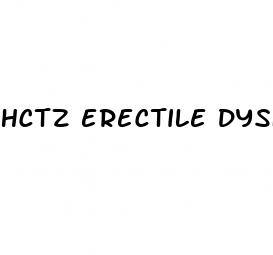 hctz erectile dysfunction