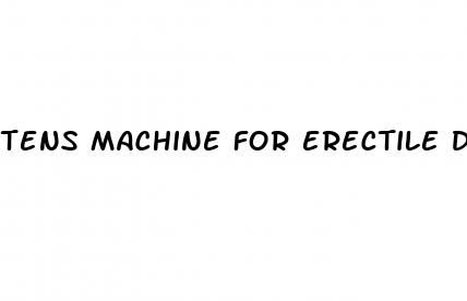 tens machine for erectile dysfunction