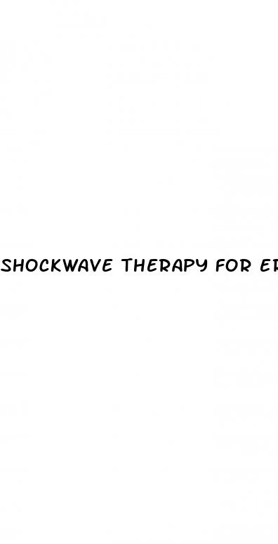 shockwave therapy for erectile dysfunction reviews