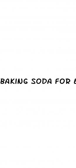 baking soda for erectile dysfunction