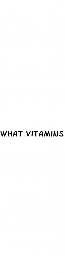 what vitamins help erectile dysfunction