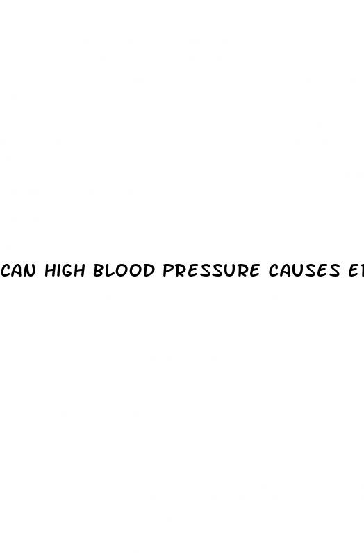 can high blood pressure causes erectile dysfunction