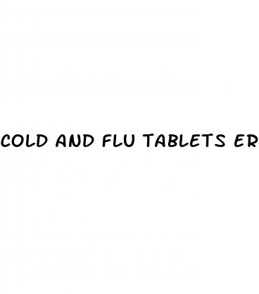cold and flu tablets erectile dysfunction