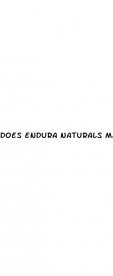 does endura naturals male enhancement work