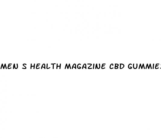 men s health magazine cbd gummies for ed