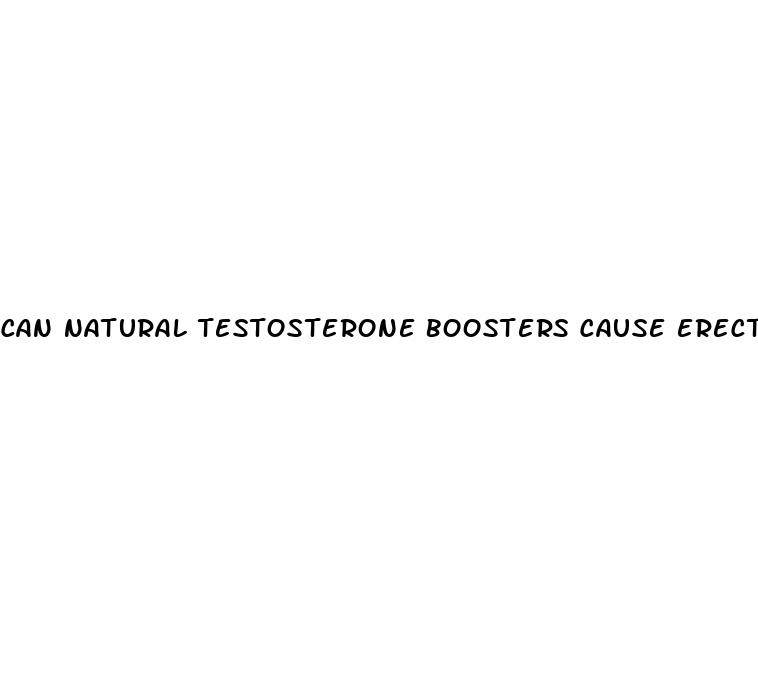 can natural testosterone boosters cause erectile dysfunction