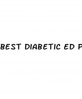 best diabetic ed pill