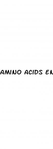 amino acids enzymes erectile dysfunction