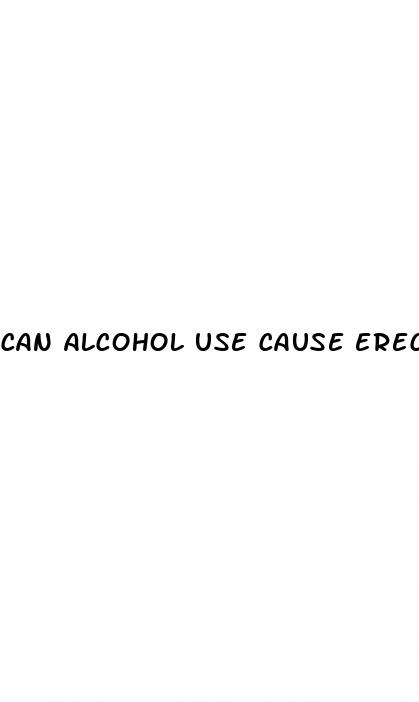 can alcohol use cause erectile dysfunction