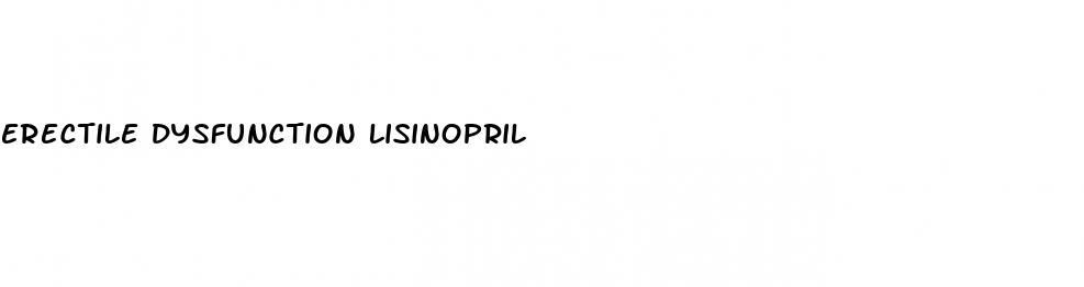 erectile dysfunction lisinopril