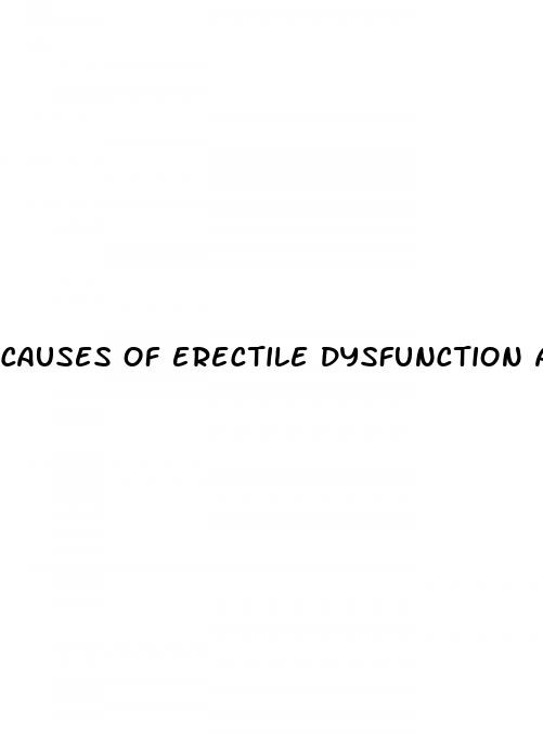 causes of erectile dysfunction at 50