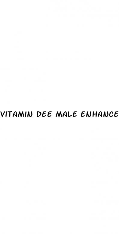 vitamin dee male enhancement