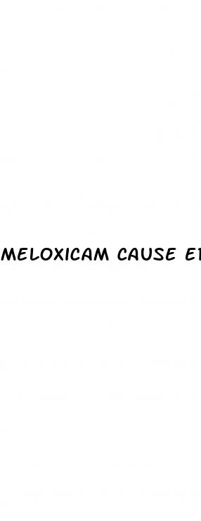 meloxicam cause erectile dysfunction