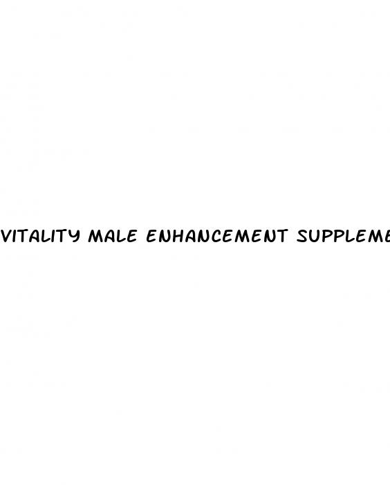 vitality male enhancement supplement