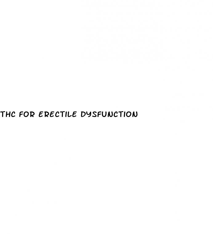 thc for erectile dysfunction