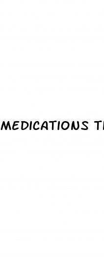 medications that cause erectile dysfunction