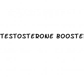 testosterone boosters and erectile dysfunction