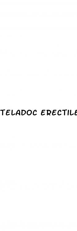 teladoc erectile dysfunction