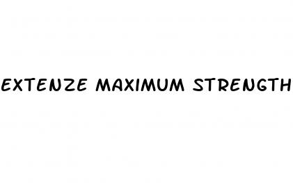 extenze maximum strength male enhancement side effects