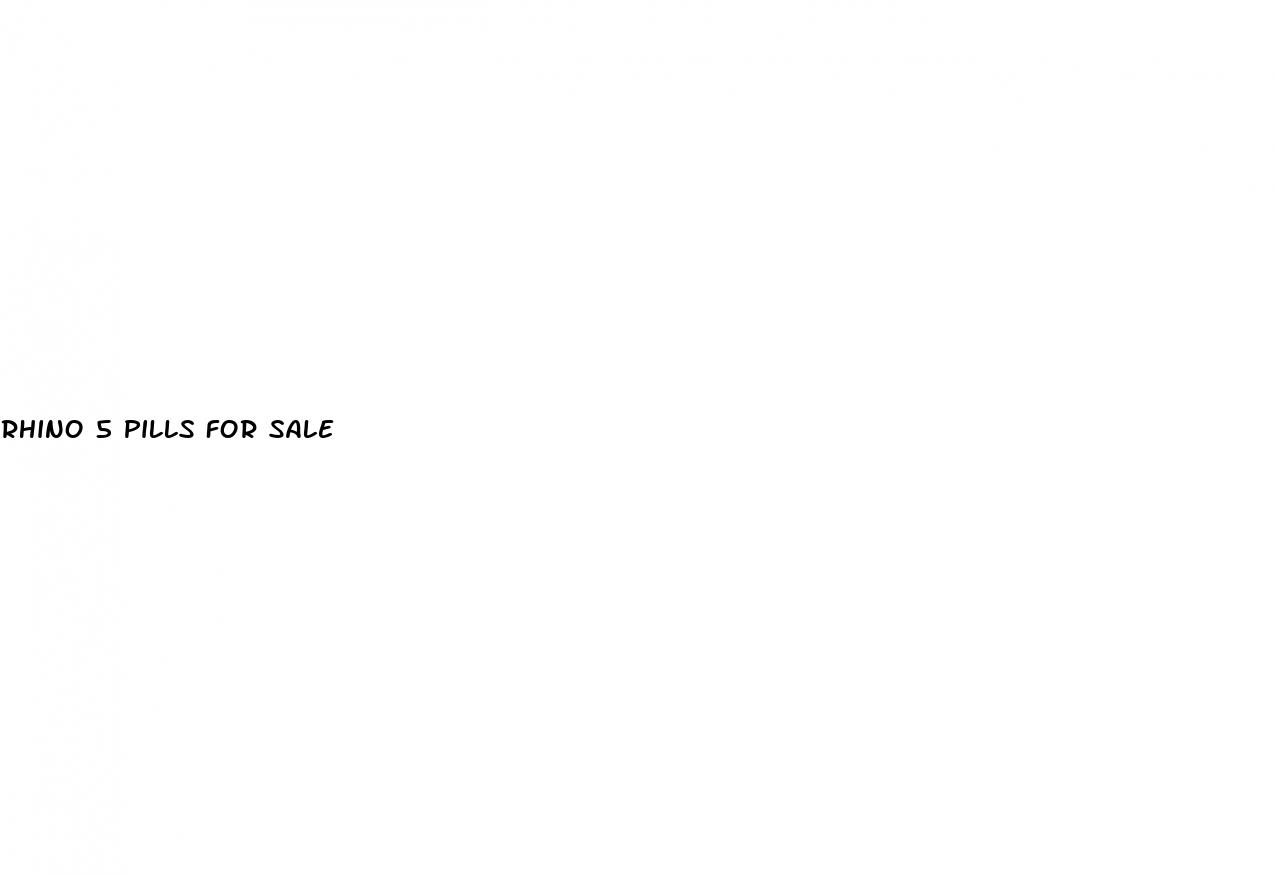 rhino 5 pills for sale