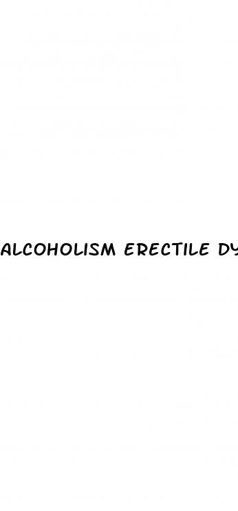 alcoholism erectile dysfunction