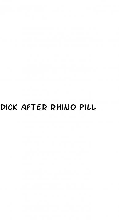 dick after rhino pill