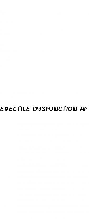 erectile dysfunction after mdma