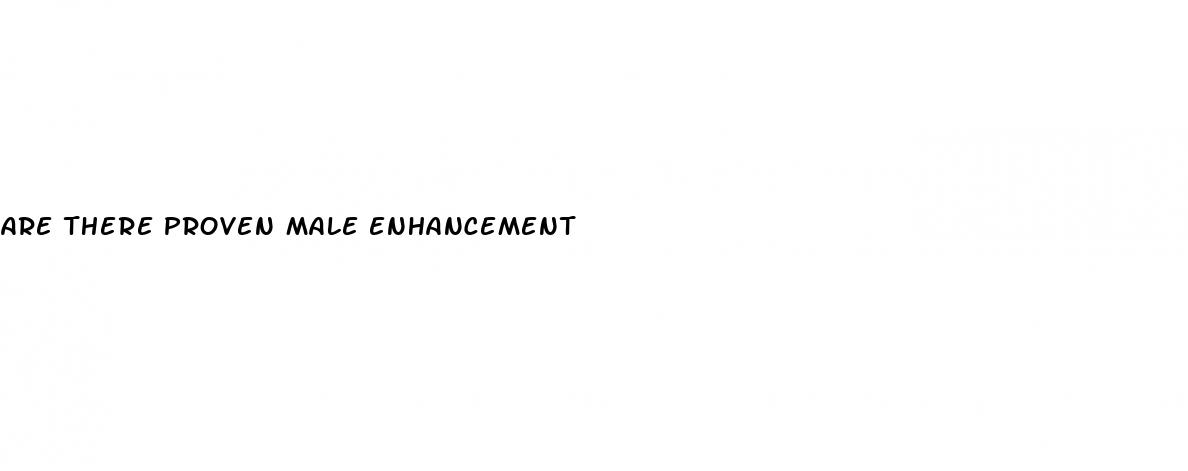 are there proven male enhancement