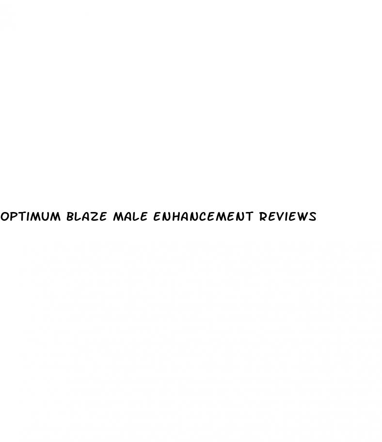 optimum blaze male enhancement reviews