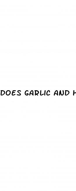 does garlic and honey help with erectile dysfunction