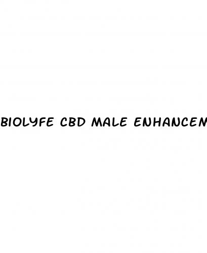 biolyfe cbd male enhancement