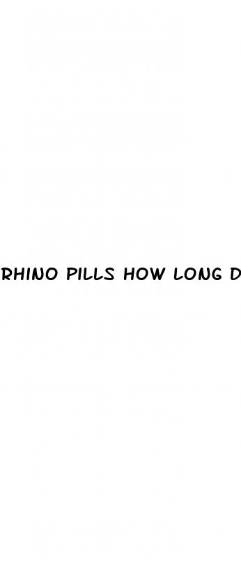 rhino pills how long does it take to work