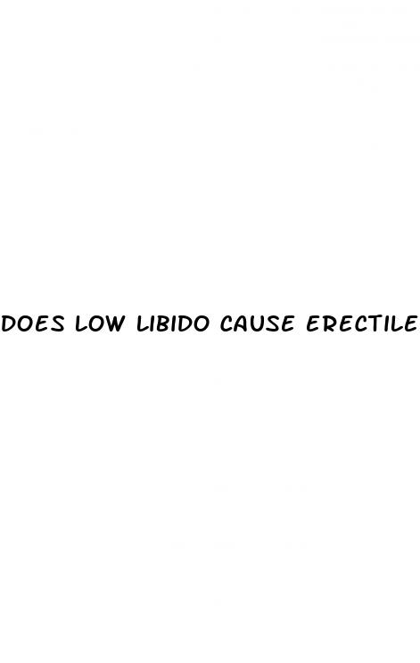 does low libido cause erectile dysfunction