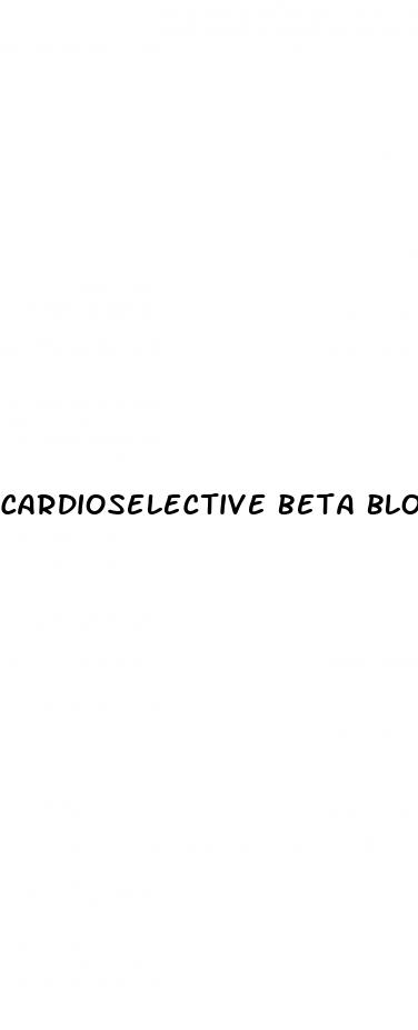 cardioselective beta blockers and erectile dysfunction