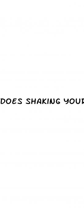 does shaking your leg cause erectile dysfunction