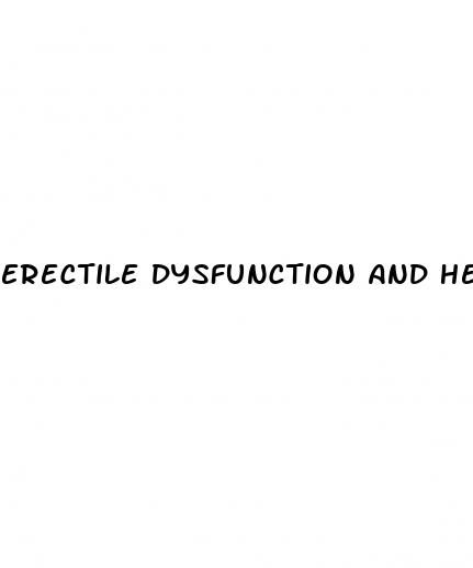 erectile dysfunction and heart disease 2024