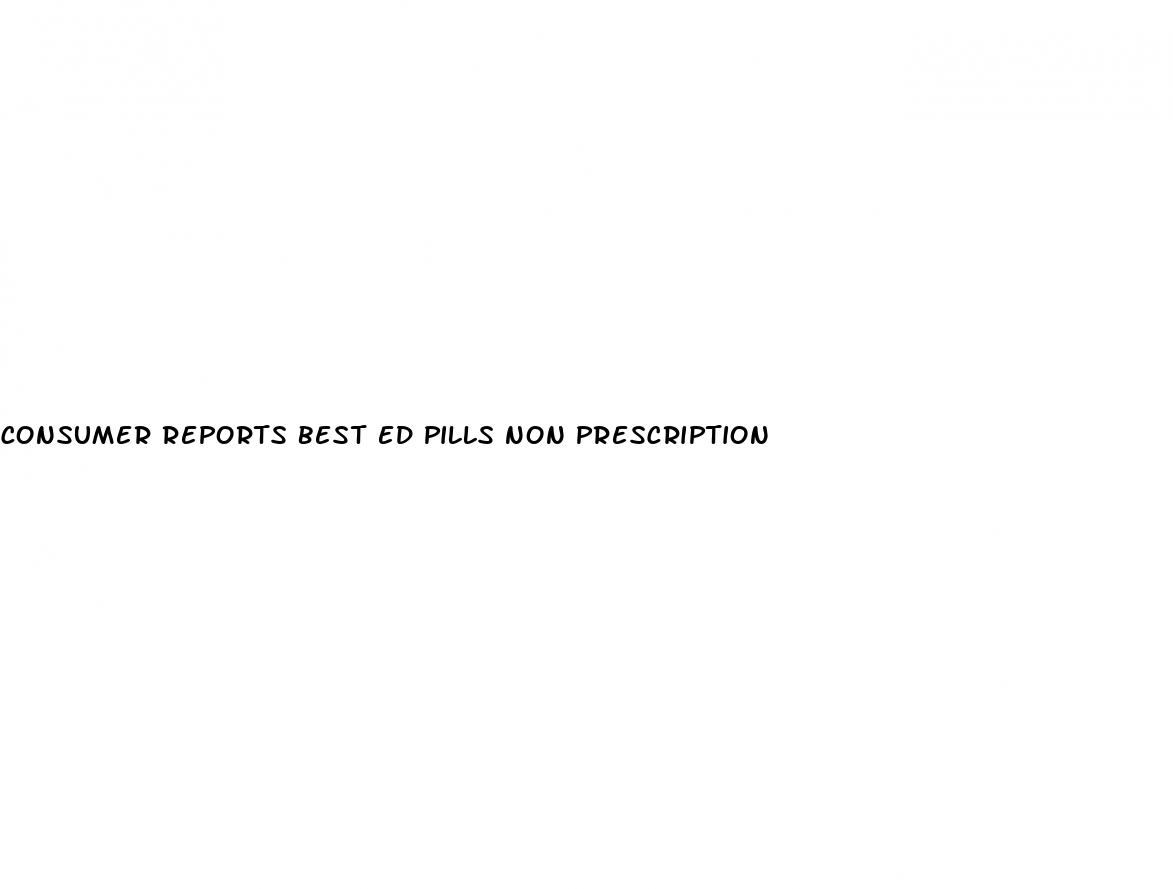 consumer reports best ed pills non prescription