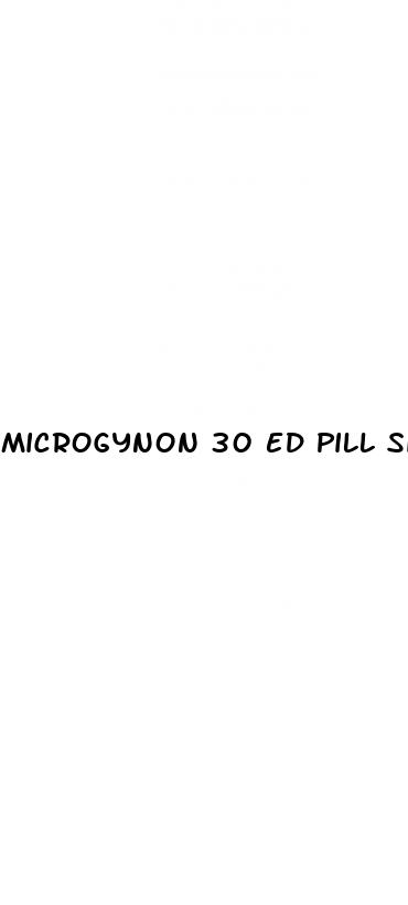 microgynon 30 ed pill side effects