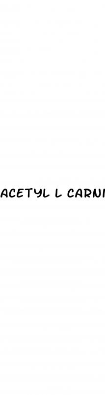 acetyl l carnitine erectile dysfunction