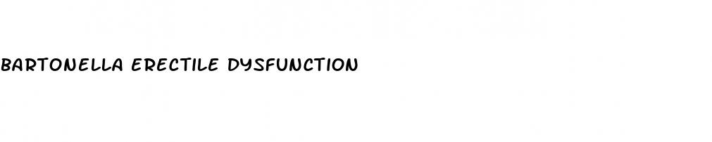 bartonella erectile dysfunction