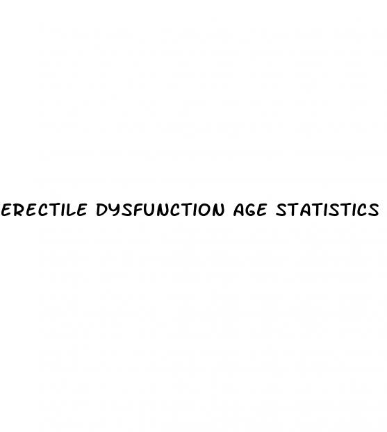erectile dysfunction age statistics
