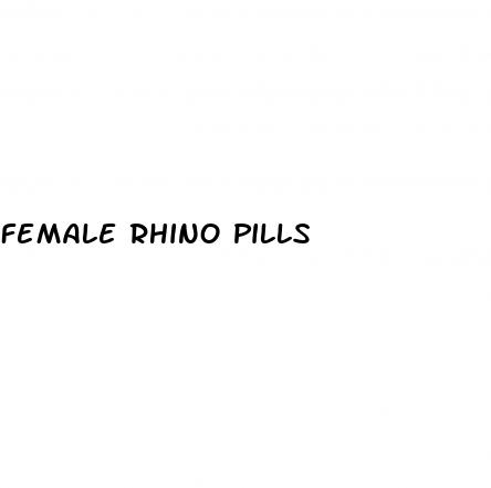 female rhino pills