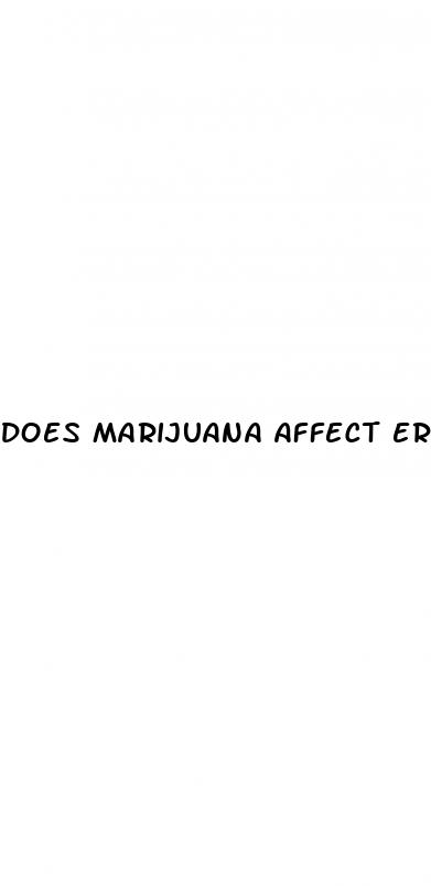does marijuana affect erectile dysfunction
