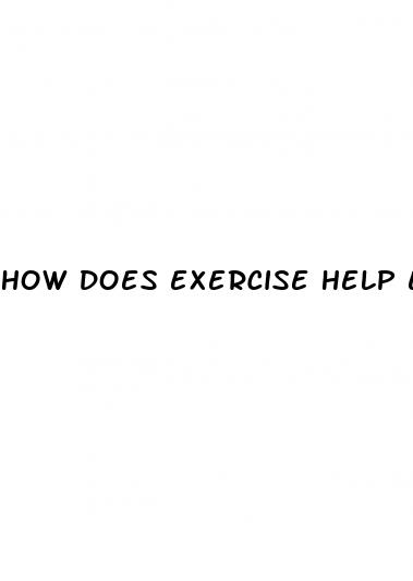 how does exercise help erectile dysfunction