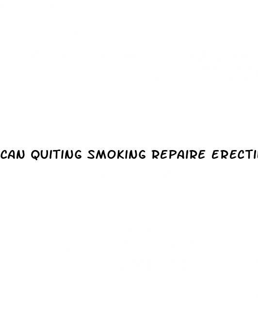 can quiting smoking repaire erectile dysfunction