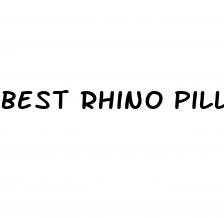 best rhino pills
