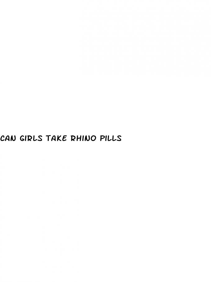 can girls take rhino pills