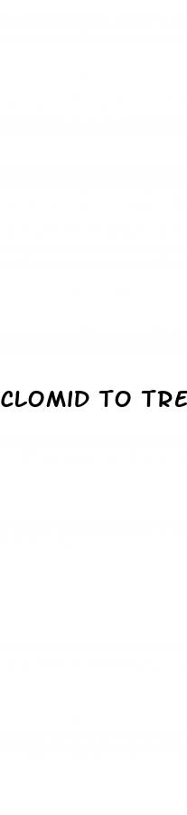 clomid to treat erectile dysfunction